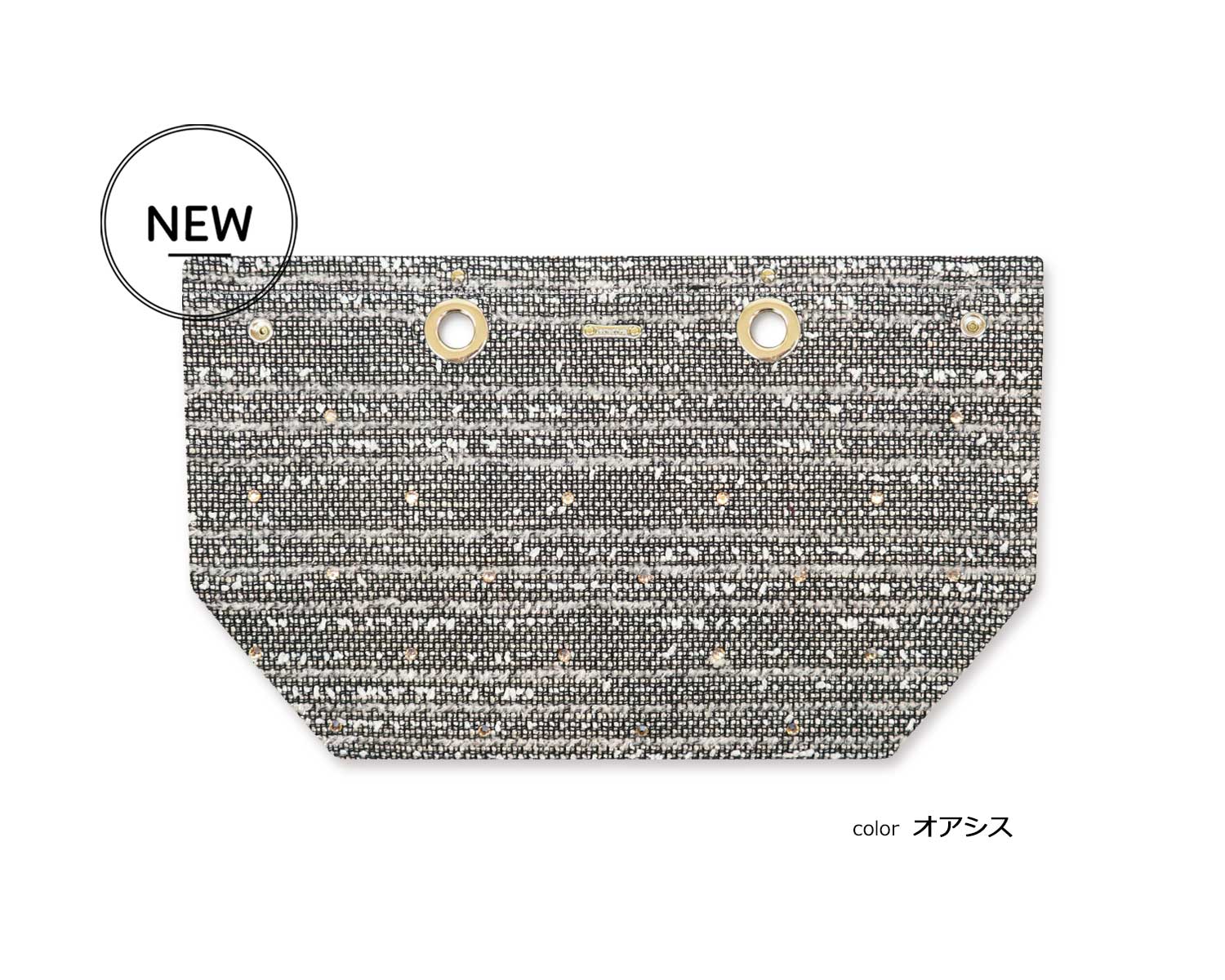 パレットバッグ本体　ツイード　オアシス